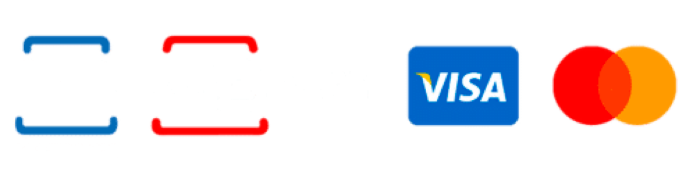 Multibanco, MBWay, Visa e Mastercard